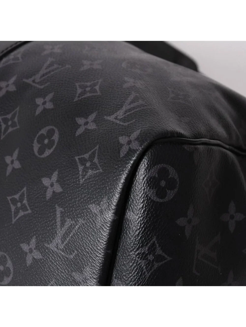 Louis Vuitton Keepall Bandouliere 45 Boston Bag Monogram Eclipse Black